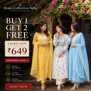 Buy 1 Get 2 Free Kurta Sets