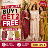 Buy 1 Get 2 Free Kurta Sets